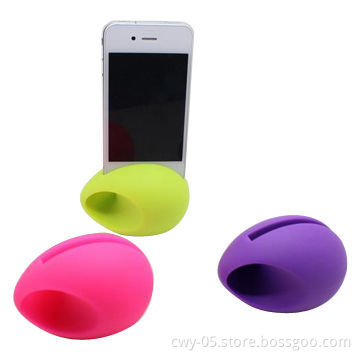 Mobile Phone Speaker, Made of Silicone